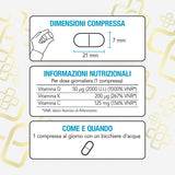 +LIFE - Vitamina D3 + K2 200cpr