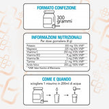 + LIFE - Magnesio Potassio 300g arancia